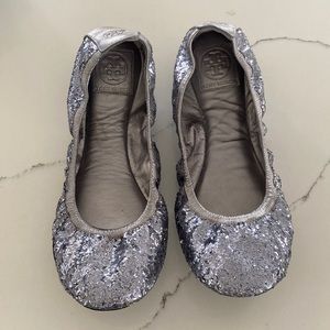 Tory Burch Eddie flats. Size 10.5 worn a handful of times in very good c…
